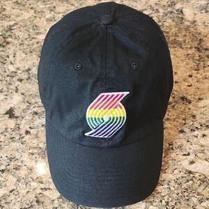 Trailblazers 47 Brand Black Cap with‎ Multicolor Logo